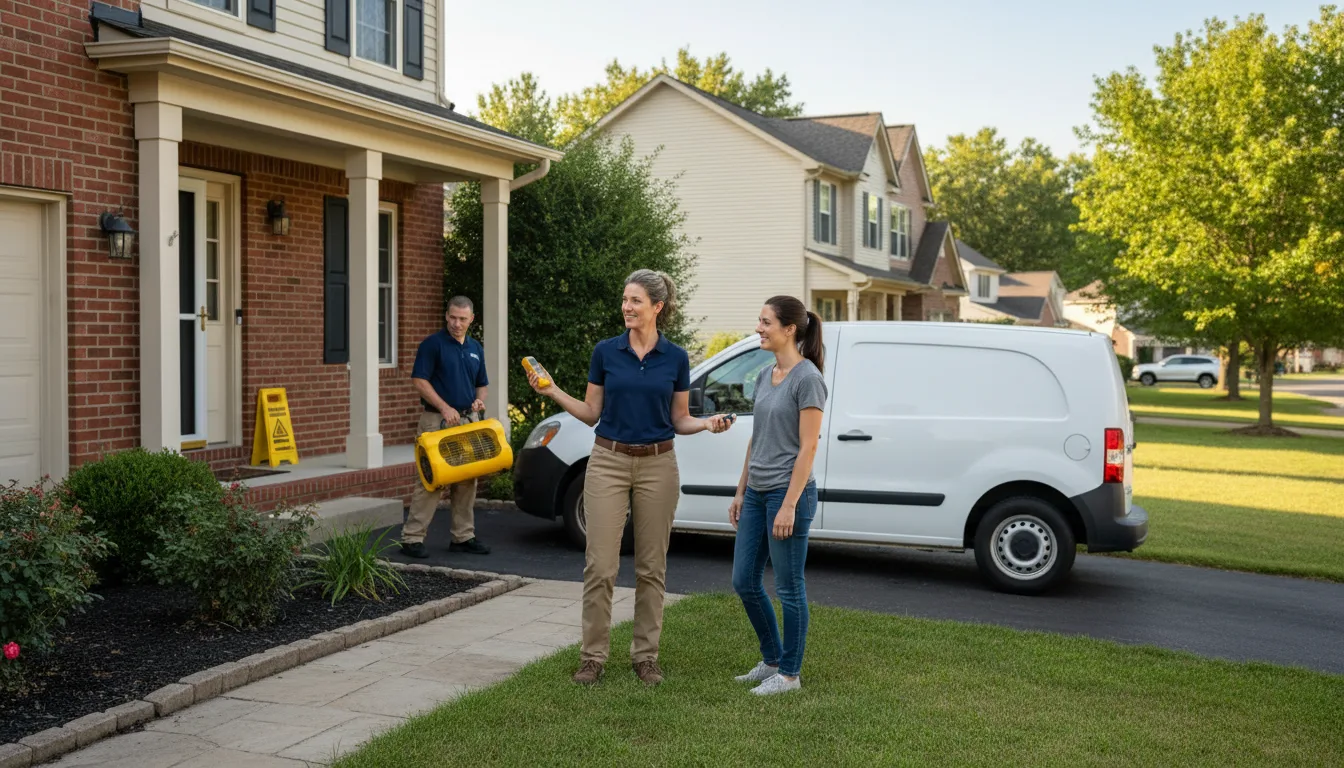 Residential water damage restoration in Des Moines, WA